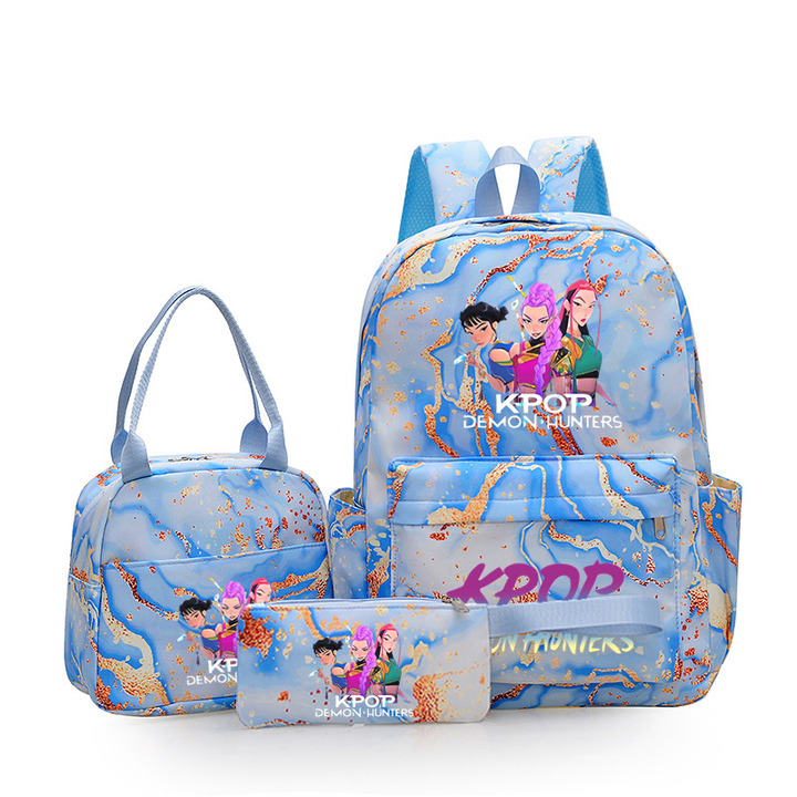 K-pop Witcher Girl Group Backpack Three-Piece Set