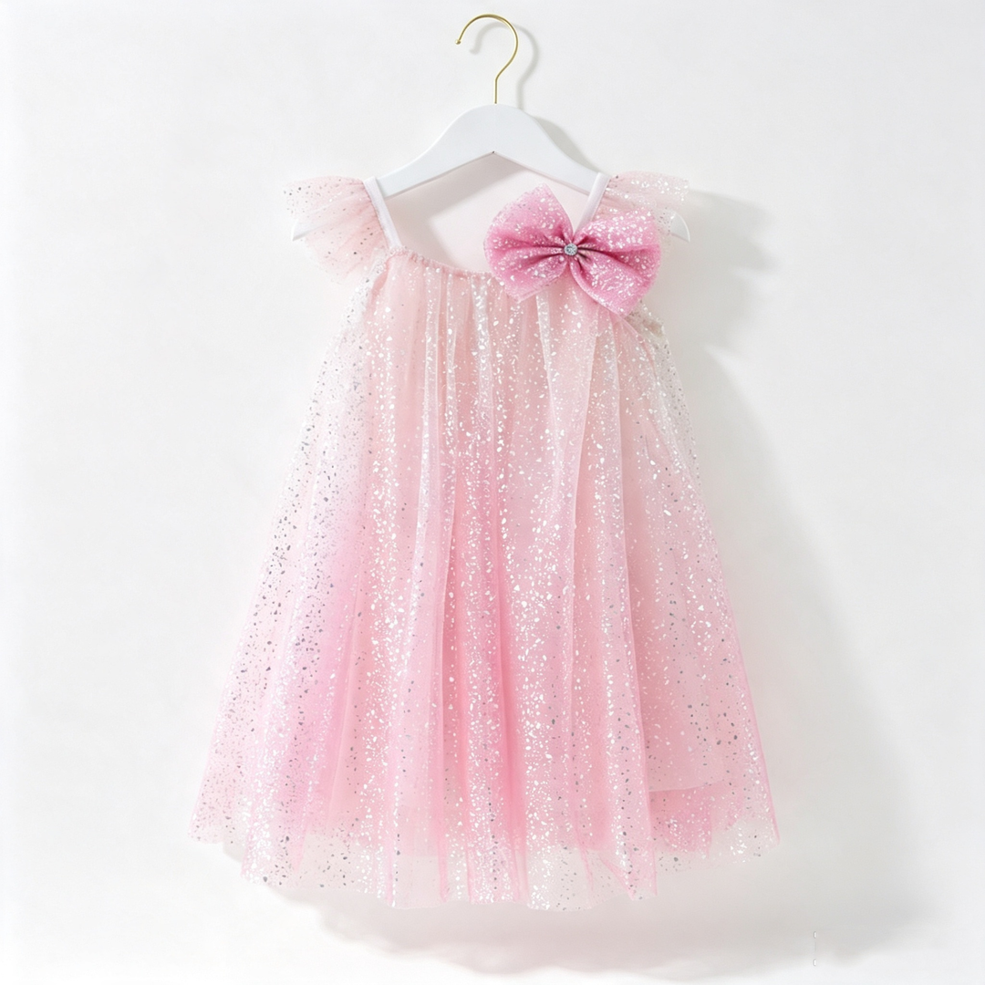 Girls Sequin Rainbow Tulle Dress Fairy dress