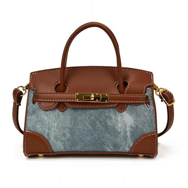 Classic Canvas & Faux Leather Mini handbag