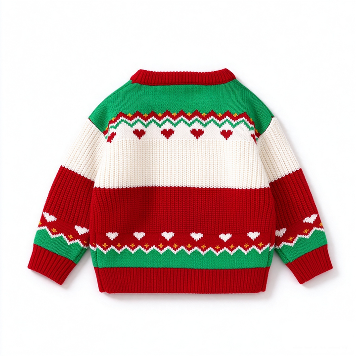 Christmas Gingerbread Man Knit Sweater For Baby
