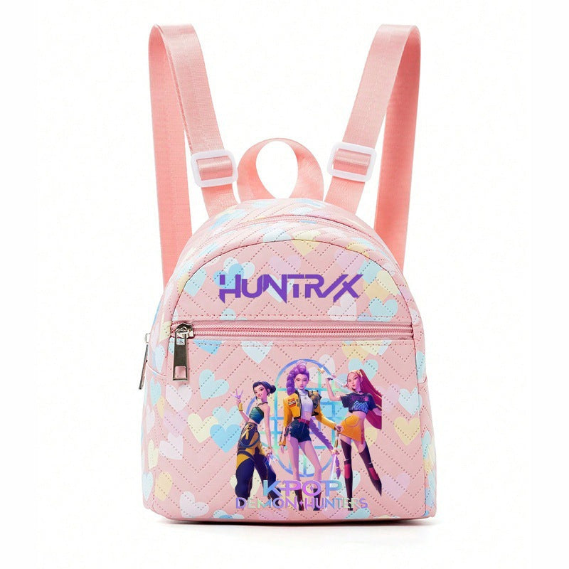 KDH K-pop inspired mini Backpack for girls-pink heart