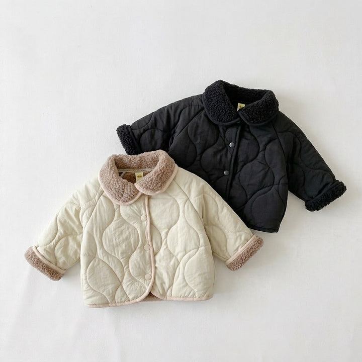Kids Thick Fleece Warm Winter Jacket