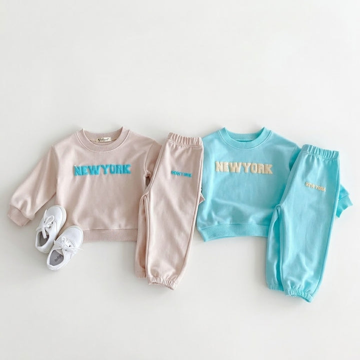 New York Baby Sweatshirt &amp; Sweatpants Set