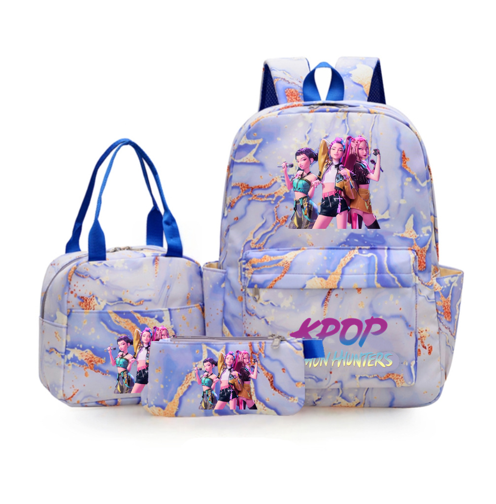K-pop Witcher Girl Group Backpack Three-Piece Set