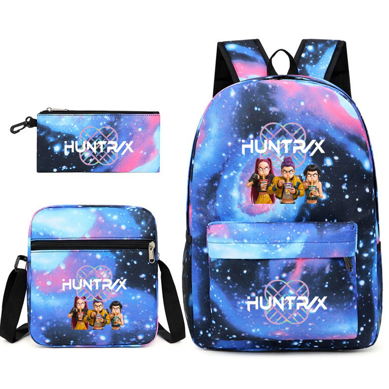 K-pop Witcher Girls Backpack Three-Piece Set