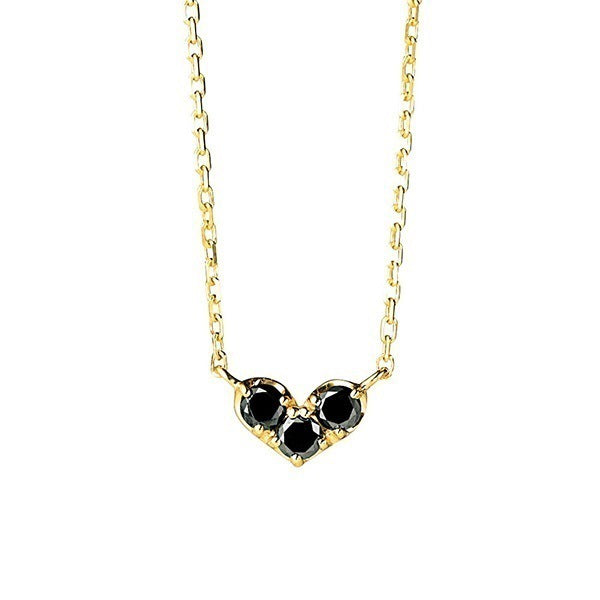 Valentine's Heart diamond gemstone necklace Birthstone Necklace