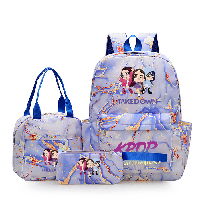 K-pop Witcher Girl Group Backpack Three-Piece Set