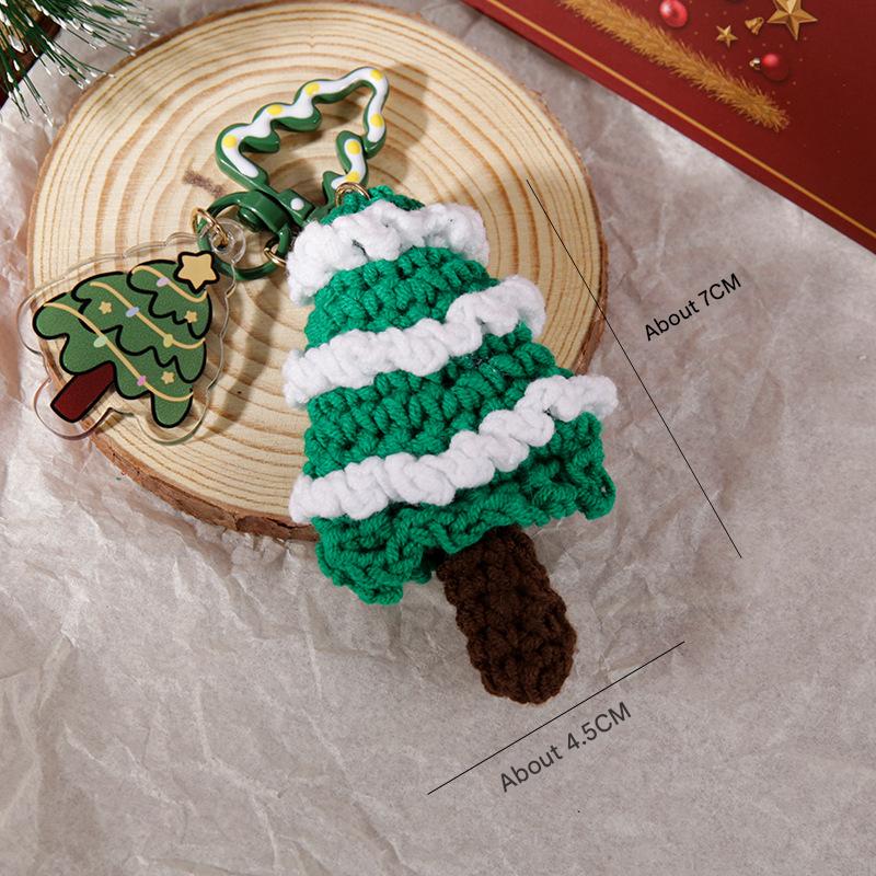 Handmade Christmas keychain bag pendant gift