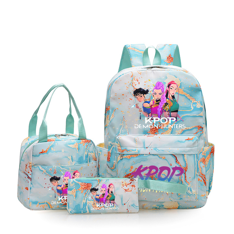 K-pop Witcher Girl Group Backpack Three-Piece Set