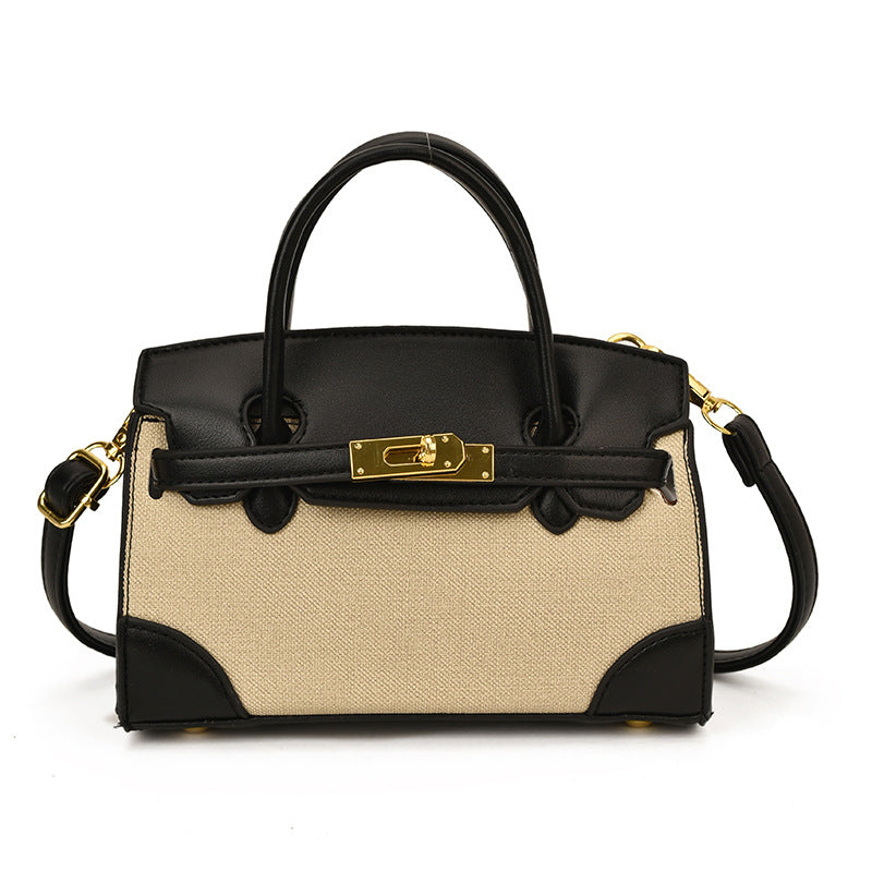Classic Canvas & Faux Leather Mini handbag