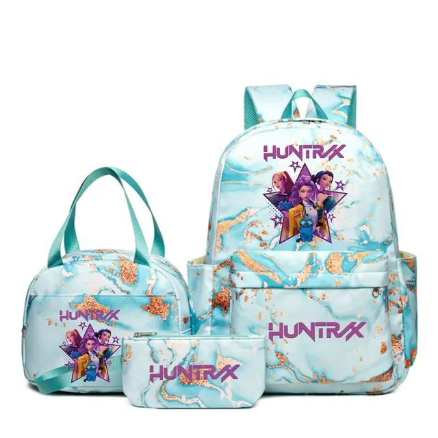 K-pop Witcher Girl Group Backpack Three-Piece Set