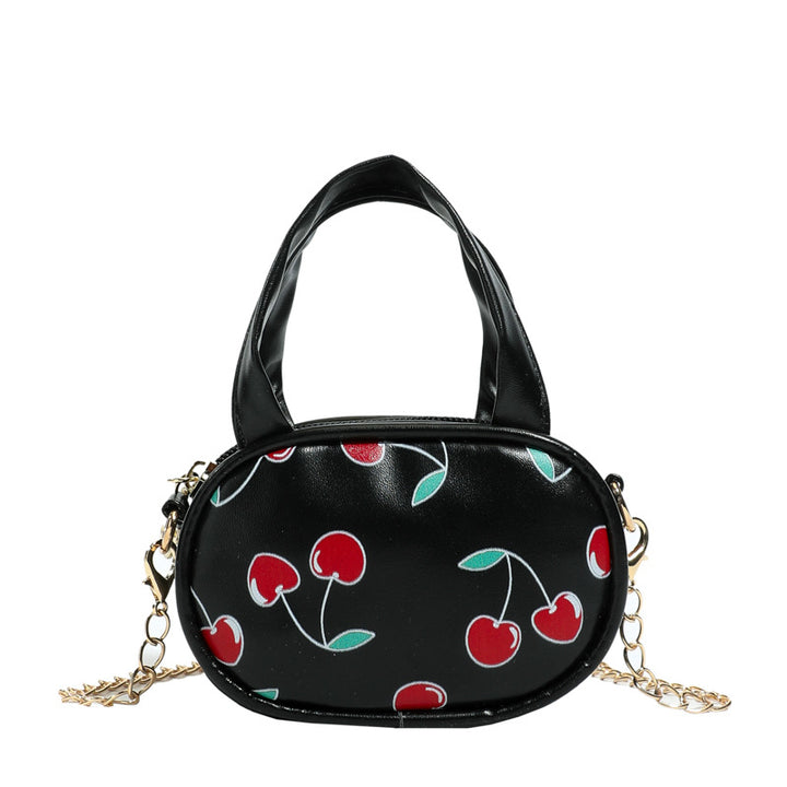 Mini Cute Cherry-Print handbag mom&me crossbody bag
