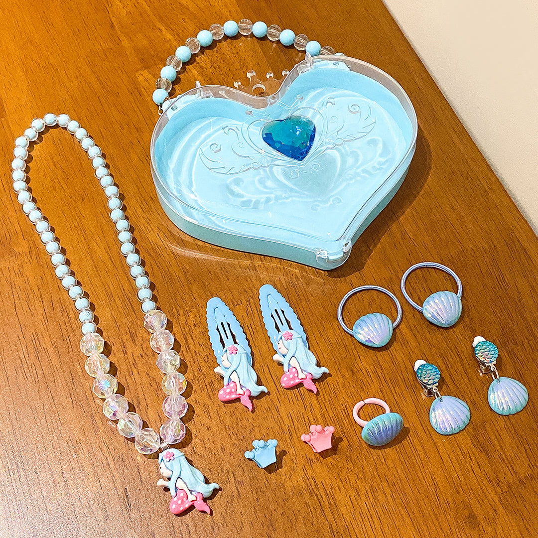 Girls Dreamy Mermaid necklace accessory set gift for friends