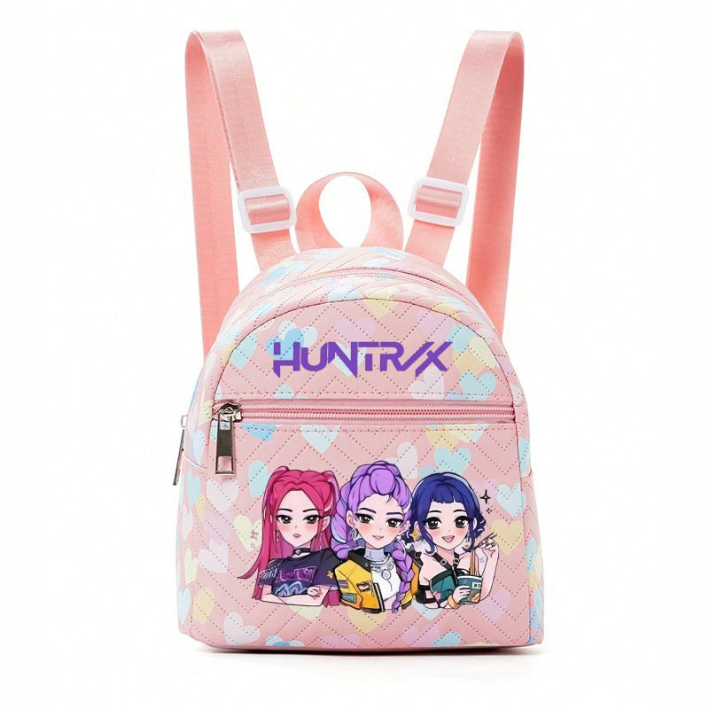 KDH K-pop inspired mini Backpack for girls-pink heart