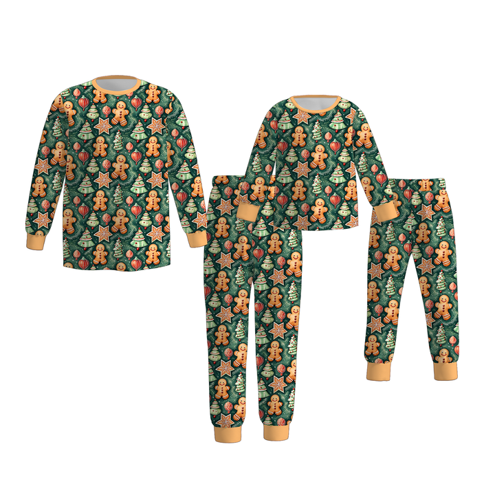Matching Family Christmas Soft Pajamas Set Holiday Loungewear