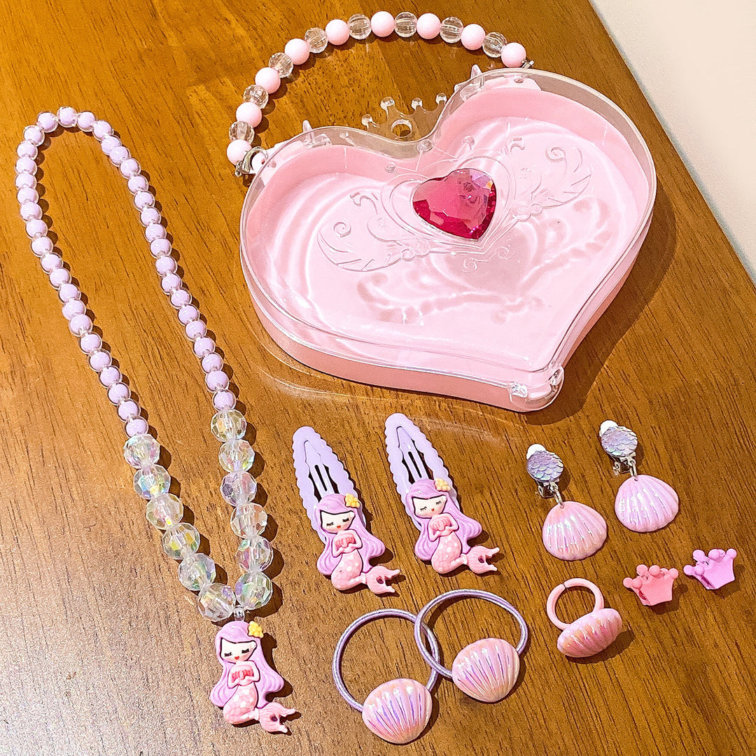 Girls Dreamy Mermaid necklace accessory set gift for friends
