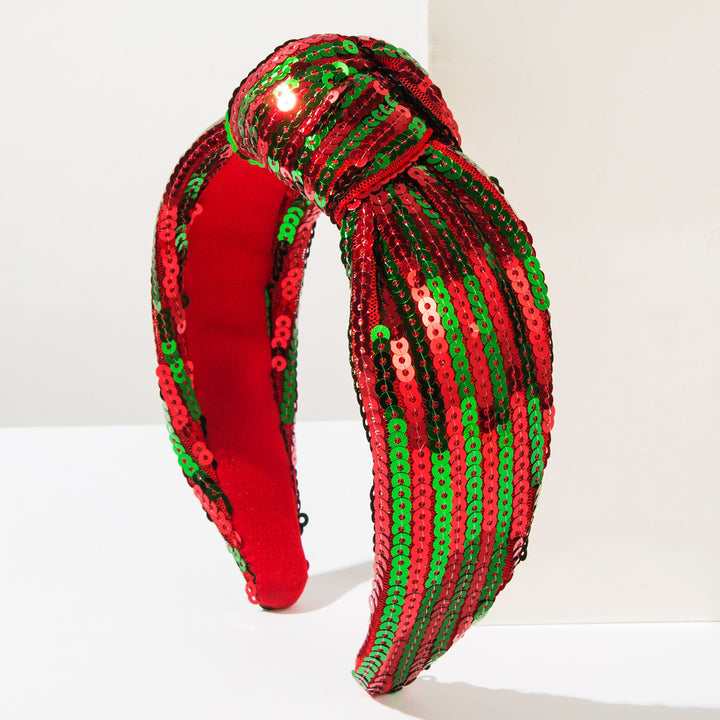 Christmas Sequins Snowflake Headband Party Hair Accessory