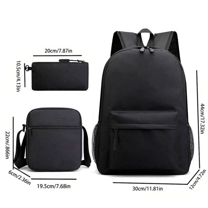 Demon Hunter Girl Group Backpack Three-Piece Set