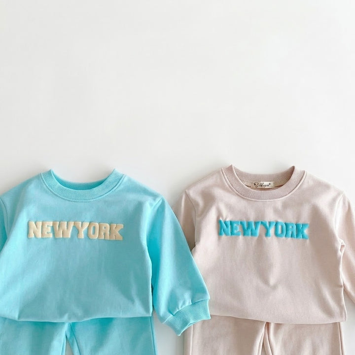 New York Baby Sweatshirt &amp; Sweatpants Set
