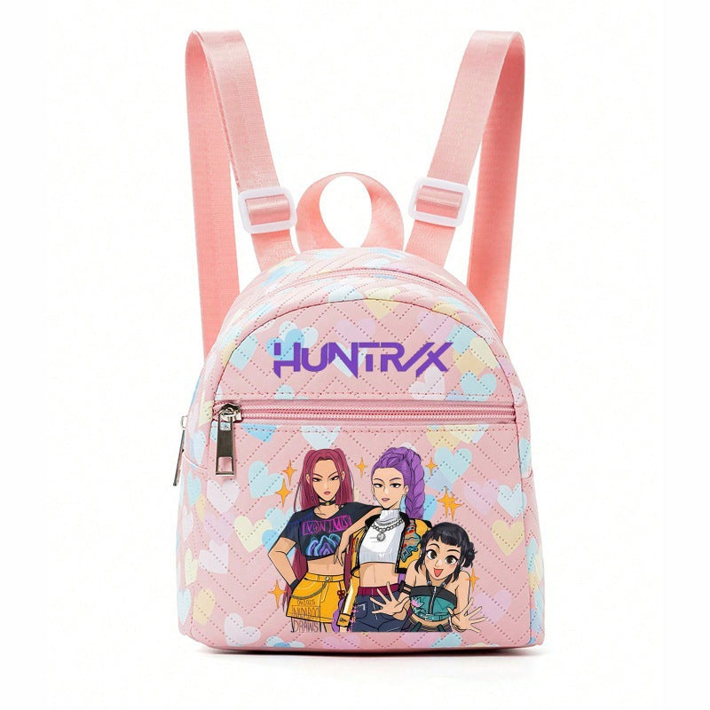KDH K-pop inspired mini Backpack for girls-pink heart