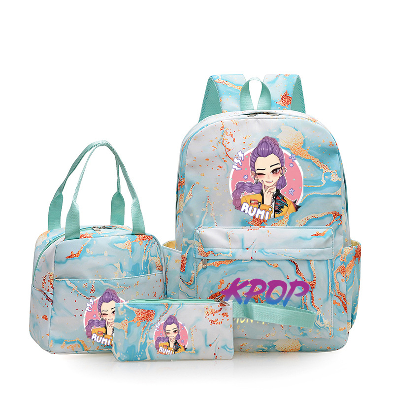 K-pop Witcher Girl Group Backpack Three-Piece Set