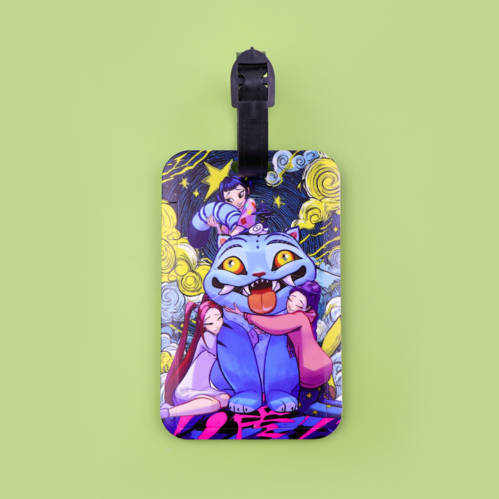 KDH K-pop inspired Luggage boarding pass