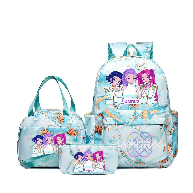 K-pop Witcher Girl Group Backpack Three-Piece Set