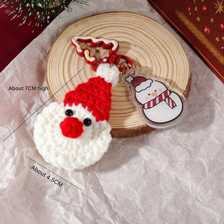 Handmade Christmas keychain bag pendant gift