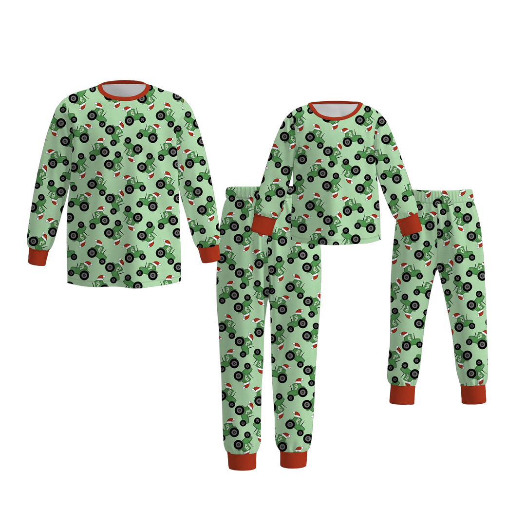 Matching Family Christmas Soft Pajamas Set Holiday Loungewear