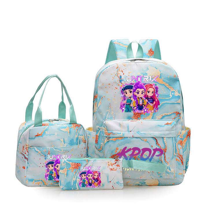 K-pop Witcher Girl Group Backpack Three-Piece Set