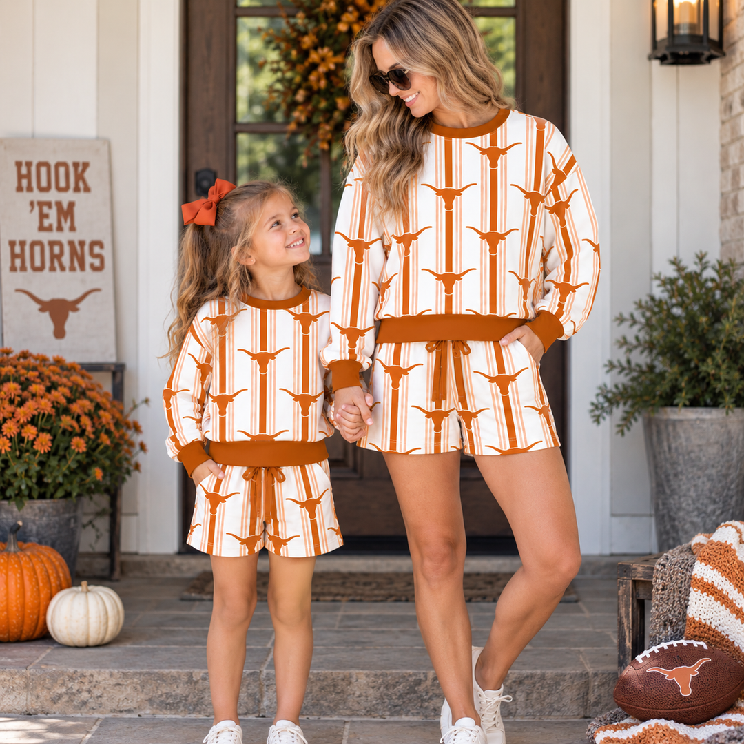 Mommy&Me Game Day Matching Set Family Football Matching Outfit