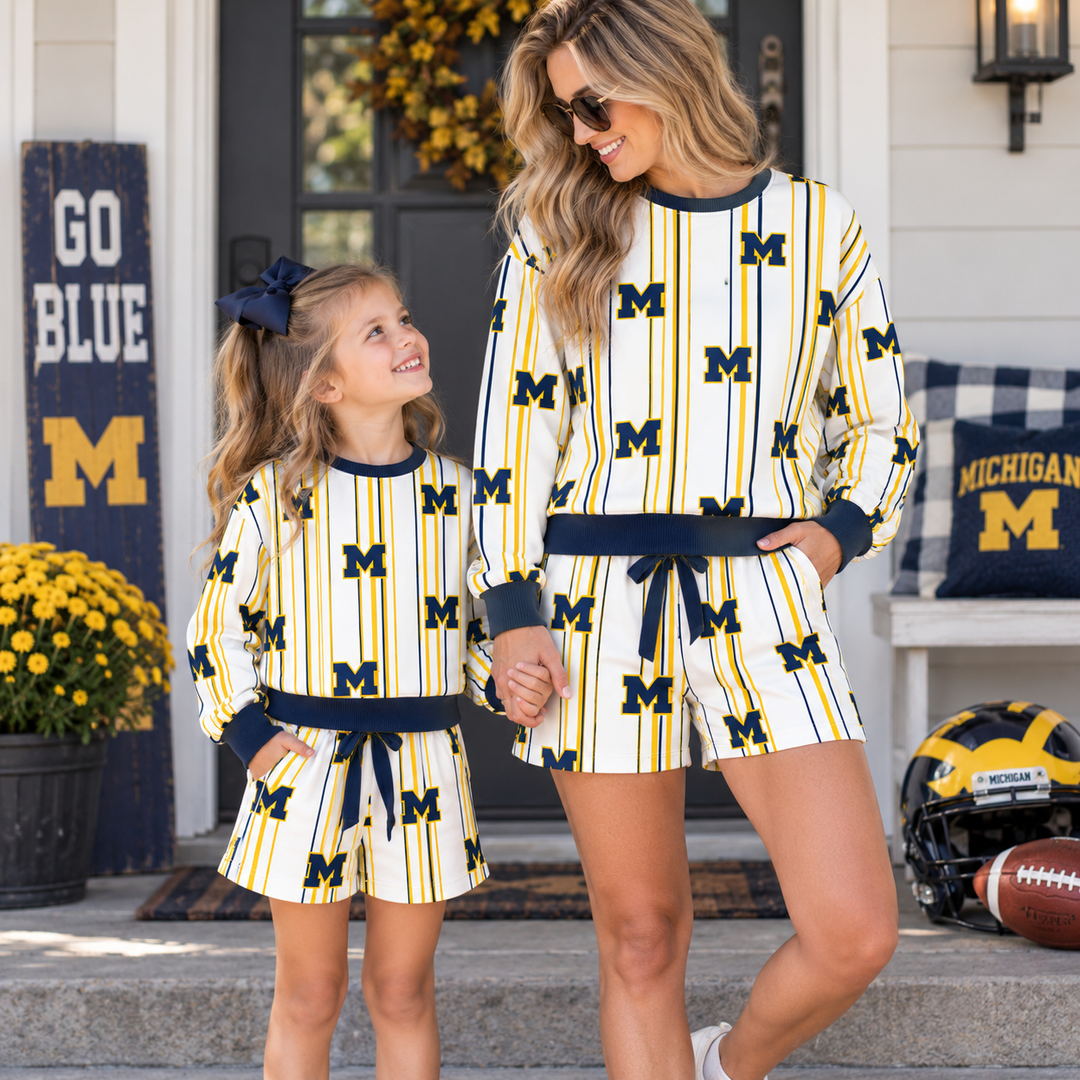 Mommy&Me Game Day Matching Set Family Football Matching Outfit