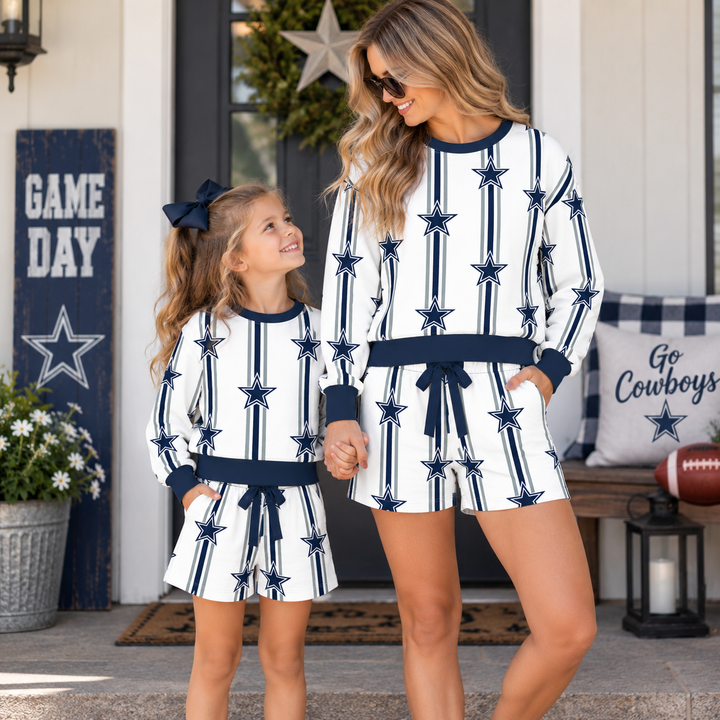 Mommy&Me Game Day Matching Set Family Football Matching Outfit