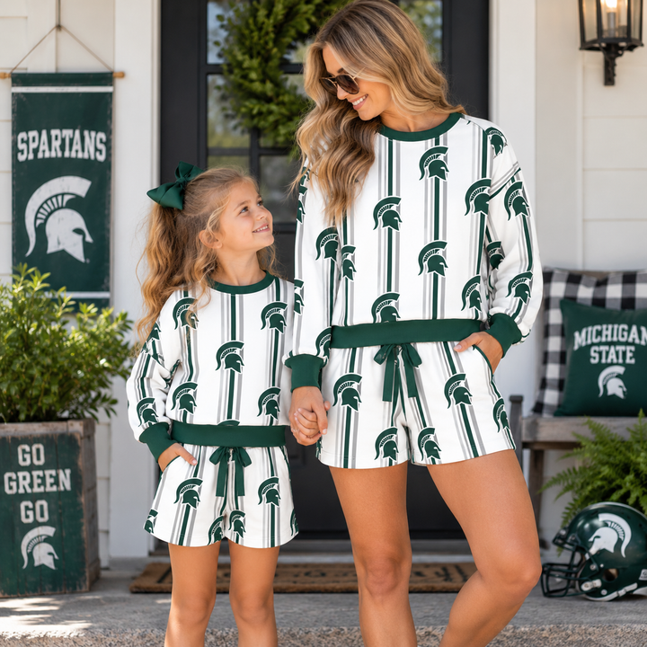 Mommy&Me Game Day Matching Set Family Football Matching Outfit