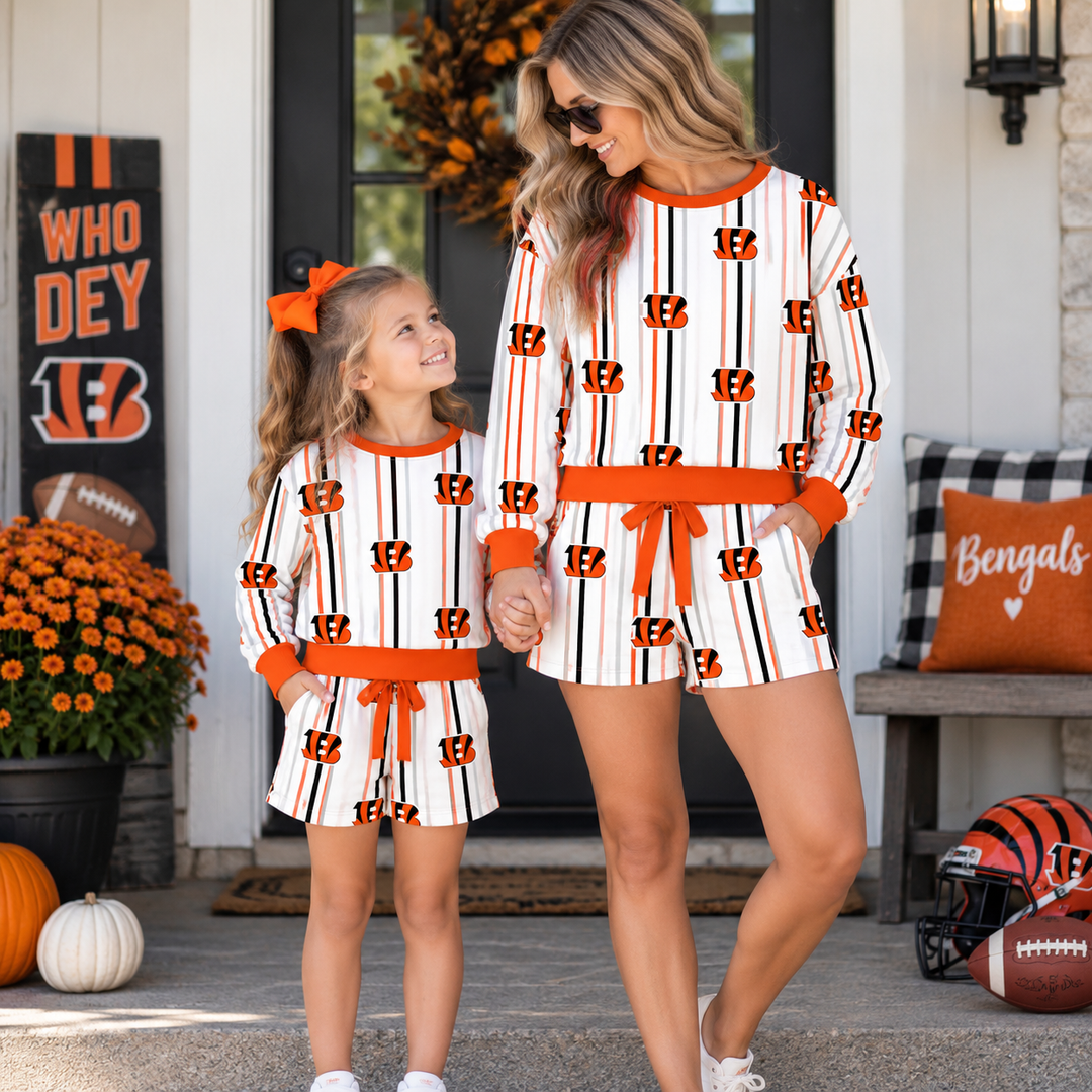 Mommy&Me Game Day Matching Set Family Football Matching Outfit