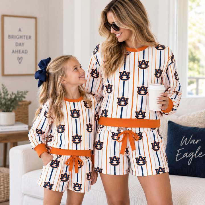 Mommy&Me Game Day Matching Set Family Football Matching Outfit