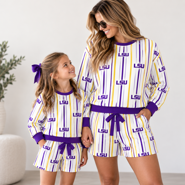 Mommy&Me Game Day Matching Set Family Football Matching Outfit