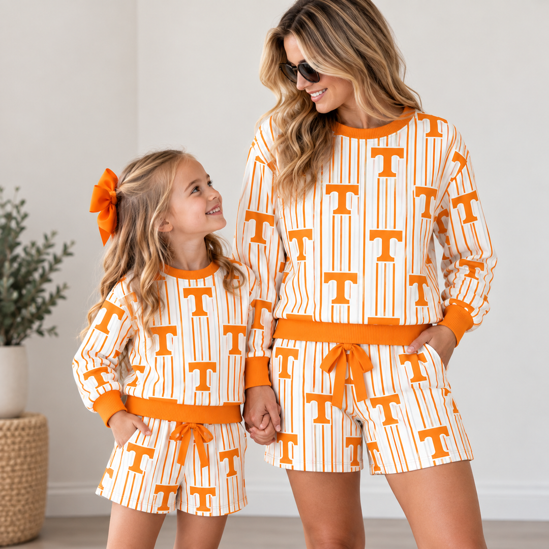 Mommy&Me Game Day Matching Set Family Football Matching Outfit