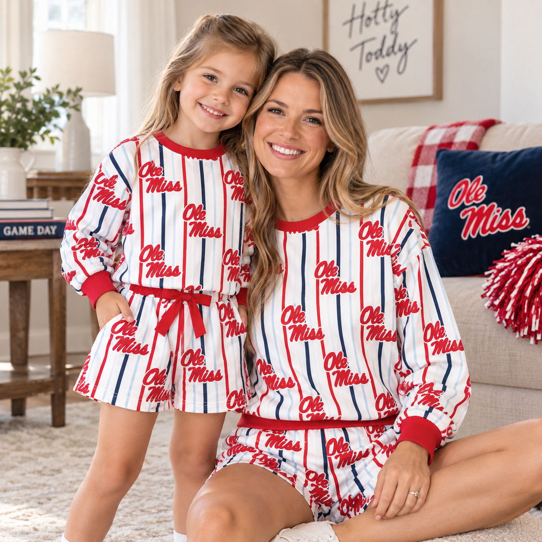 Mommy&Me Game Day Matching Set Family Football Matching Outfit