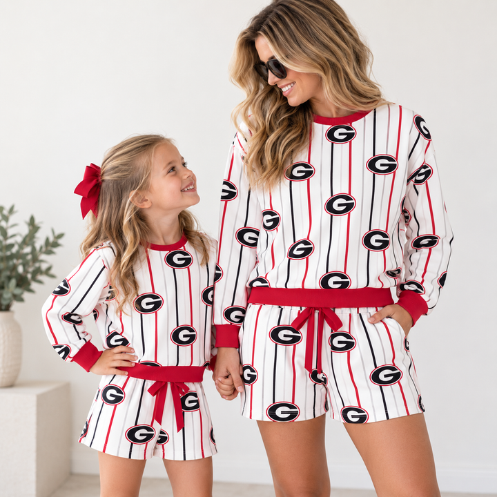 Mommy&Me Game Day Matching Set Family Football Matching Outfit