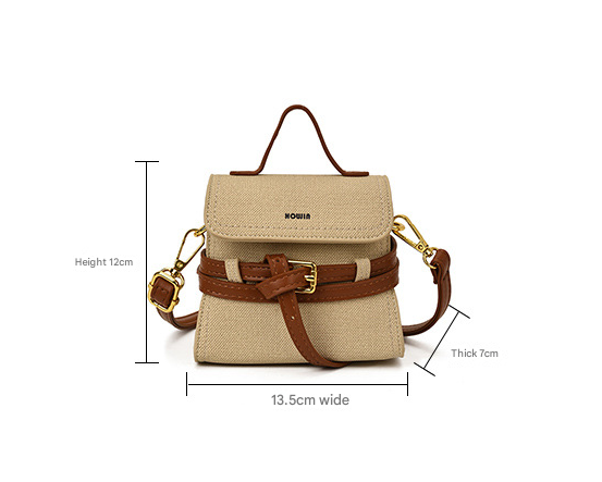 Leopard tie-me mini handbag fashion crossbody bag