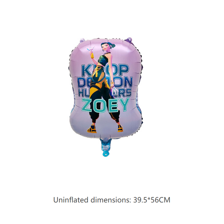 KDH K-pop inspired printed aluminum foil balloon-50unit