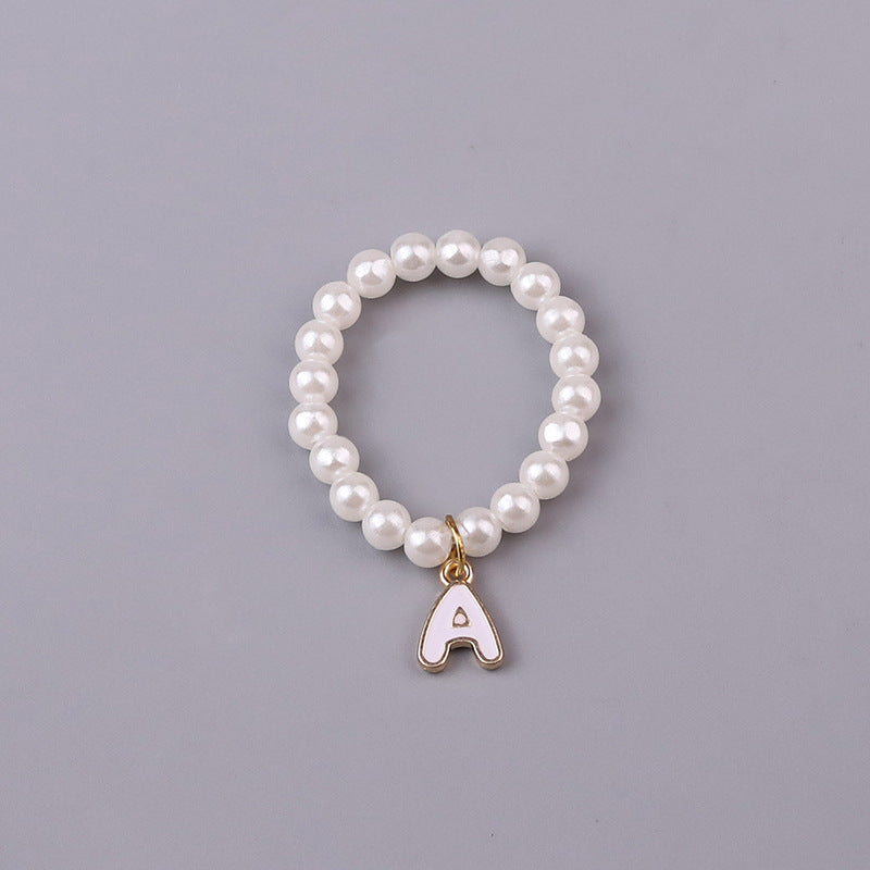 10cm dolls Letter Pearl Necklace dolls accessory