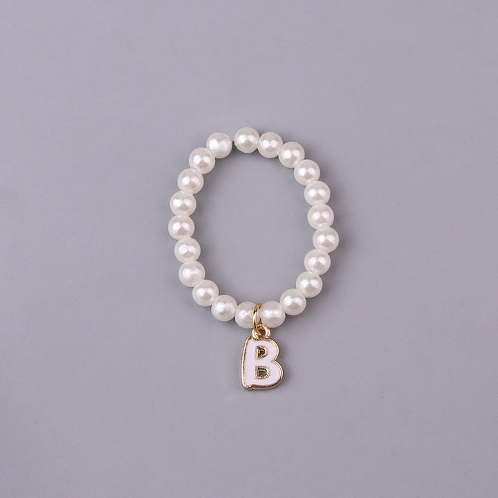 10cm dolls Letter Pearl Necklace dolls accessory