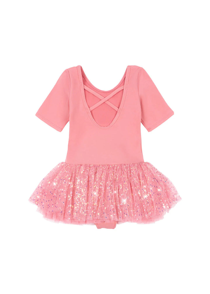 BALLERINA dress-cherry sequin dress for girls-preorder
