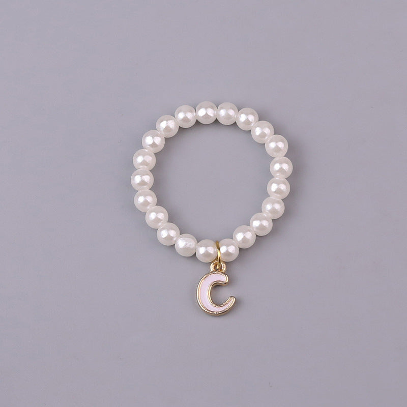 10cm dolls Letter Pearl Necklace dolls accessory