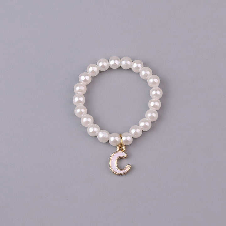 10cm dolls Letter Pearl Necklace dolls accessory