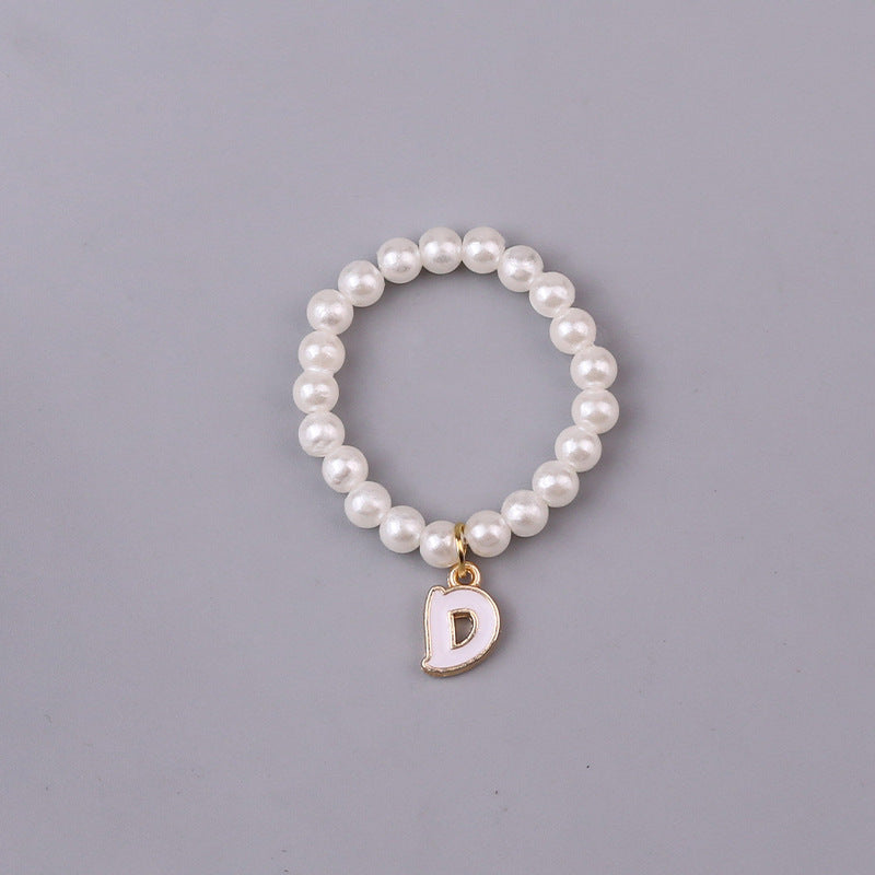 10cm dolls Letter Pearl Necklace dolls accessory