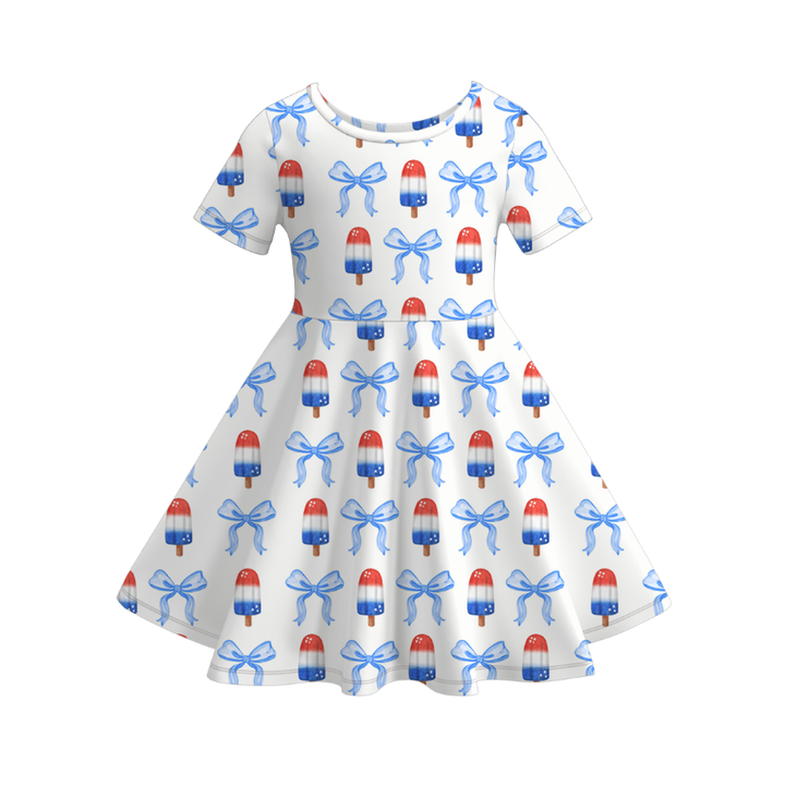 Girls 4th of July Patriotic Sister Outfits