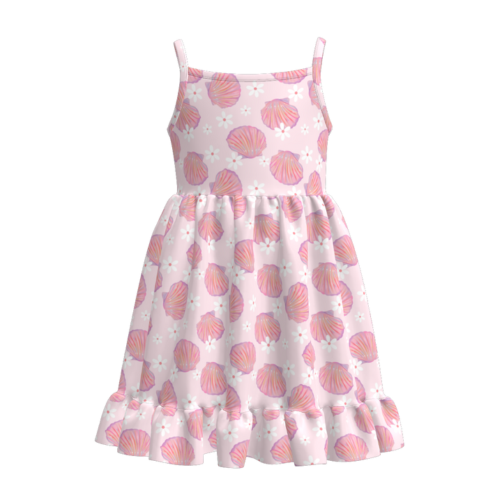 Summer sunshine sleeveless dress for girls
